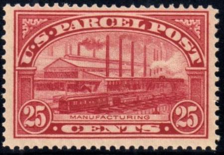 US Q9 Parcel Post F-VF+ Mint NH Fresh!