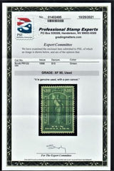 US PR122 Newspaper XF Used Neat Cancel, PSE XF 90 Cert