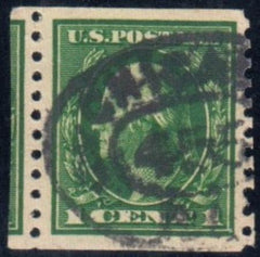 US 443 Washington / Franklin VF-XF Used Exceptional Centering, Overcut Perfs