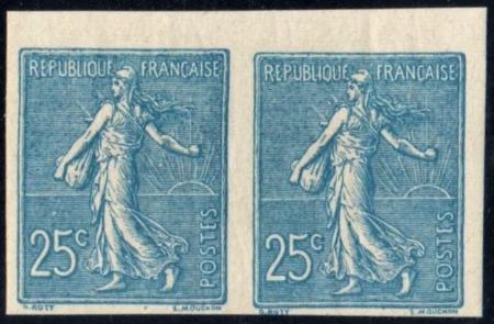 France 141a VF Mint LH Scarce Imperf Pair