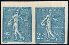 France 141a VF Mint LH Scarce Imperf Pair