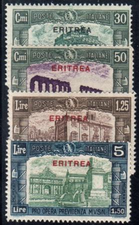 Eritrea B29-32 F-VF Mint H 1930 Semi-Postal Set