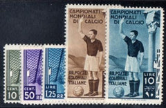 Italian Colonies 46-50 VF Mint LH 2nd World Soccer Champs