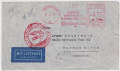 Germany 1937 Commercial Catapult Cover to Argentina