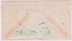 US 1930 C14 (x2)  VF  on Flown Zeppelin Cover to Colorado. Stamp