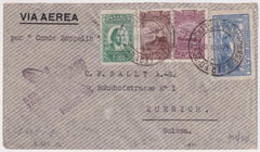 Brazil 1932 8th South America Zeppelin Flight to Zurich, Switzerland