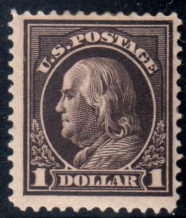 US 423 Washington / Franklin F-VF Mint Hinged