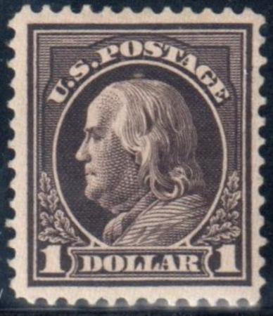 US 423 Washington / Franklin VF+ Mint Hinged Well Centered!