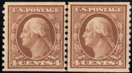 US 495 Washington / Franklin VF NH Line Pair