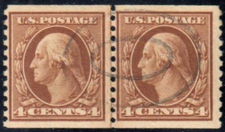 US 495 Washington / Franklin F-VF Used Line Pair