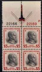 US 834 VF Mint NH Pristine Plate Block