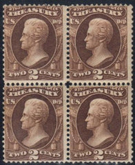 US O73 Officials Just Fine Mint NH/LH Block of 4