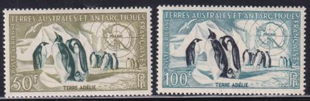 French Southern & Antartic Territories C1-2 Airmails Penguins