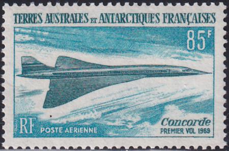French Southern & Antartic Territories C18 Concorde, 85fr