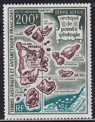 French Southern & Antartic Territories C22 Pt. Geology Map