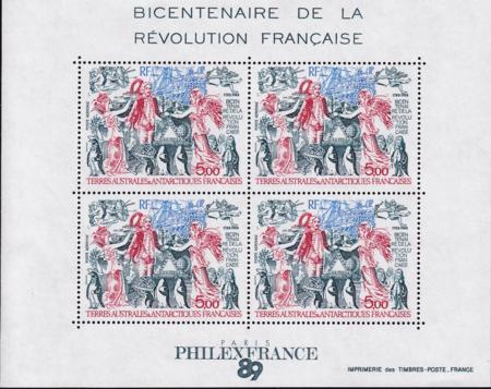 French Southern & Antartic Territories C107 S/S Fr. Revolution
