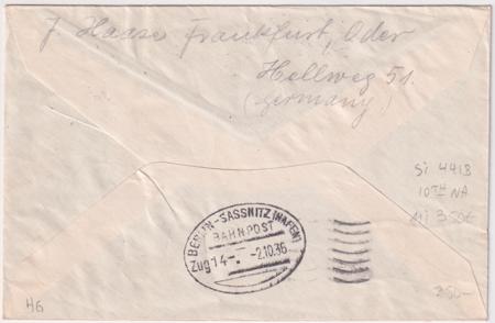 Norway 1936 10th North American flight to NY