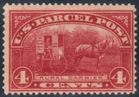 US Q4 Parcel Post F-VF NH