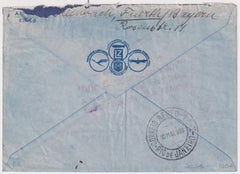 Germany 1933 1st South American Flight Cover on Zepp Postal Stationery