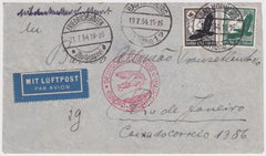 Germany 1934 Zeppelin 4th South American Flight Cover