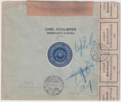 Germany 1934 C44 Chicago ovpt. Stamp on Cover to Dutch Indies