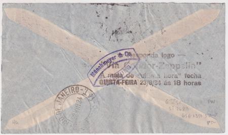 Germany 1934 Zeppelin 6th South American Flight Cover