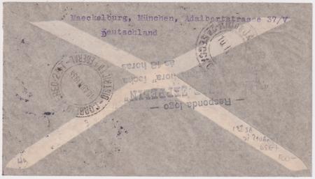 Germany 1935 1st  South American Flight Cover