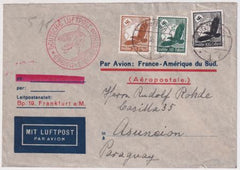 Germany 1936 Airmail Cover from Germany to Paraguay