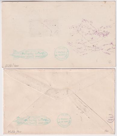 Spain 1930 Two Zeppelin  So. Am. Cover and Card, Seville-Lakehurst