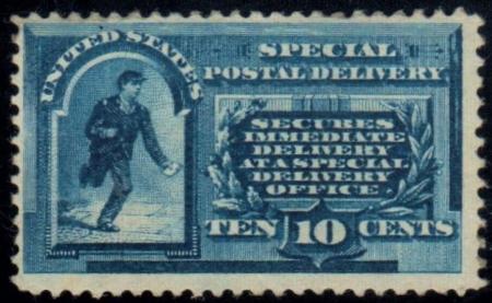 US E1 Special Delivery Fine+ Mint LH Fresh OG
