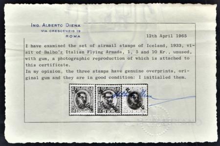 Iceland C12-14 Mint LH/H - Diena Cert