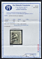 US 97 Var Early Classics VF Used Very Thin Paper Variety - PF Cert