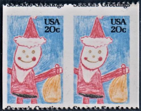 US 2108a Error Fine Mint NH Off Center Imperf Pair