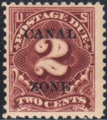 US Possessions - Canal Zone J13 F-VF Mint NH