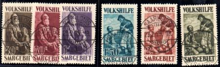 Saar B9-14 VF-XF Used S-O-N Cancels Jan + March 1929