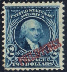 US Possessions - Philippines 238 Fine Hinged $2 1904 - Only 695 Overprinted!