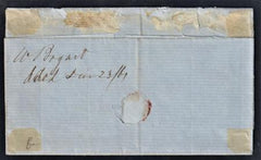 US Back Of Book - Confederate States of America 1 3 1/2 Margins F - VF Lightly Cancelled on Folded Outer Enclosure - Very Fresh!