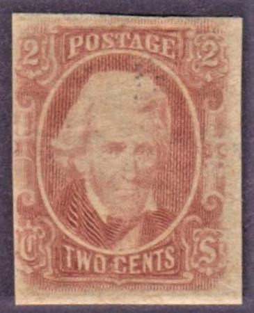 US Back Of Book - Confederate States of America 8var 3 F-VF LH Double Transfer "Two Cents" - few wrinkles