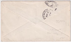 US 1918 C2 on NY - Chicago First Trip 4 line Cachet