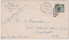US 1918 C2 on Chicago - NY - Washington First Flight