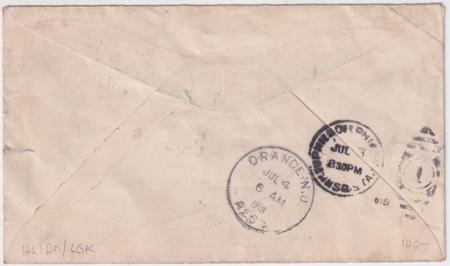 US 1918 C3 on Baltimore - New Jersey Flight