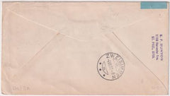US 1932 Catapult Cover Bremen - Southampton, C10 pair, to Switzerland, Aug 1