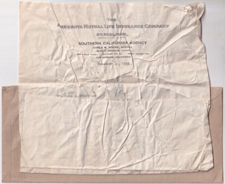 US 1937 Post Office Mail Recovery  Cover from Alpine Utah