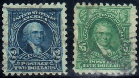 US 479-480 Washington / Franklin F-VF Used