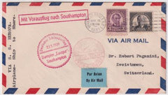 US 1931 Catapult Cover Europa - Southampton with 635, 697, May 23
