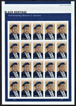 US 5753a Modern Imperf Ernest Gainse Sheet