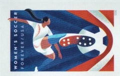 US 5754a Modern Imperf Women's Soccer Single