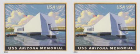 US Modern Imperf 2014 Complete Year Set - Pairs