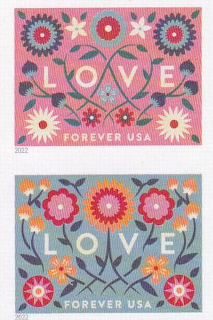 US Modern Imperf 2022 Complete Year Set - Pairs