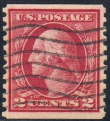 US 453 Washington / Franklin VF Used Clear Type I Watermark